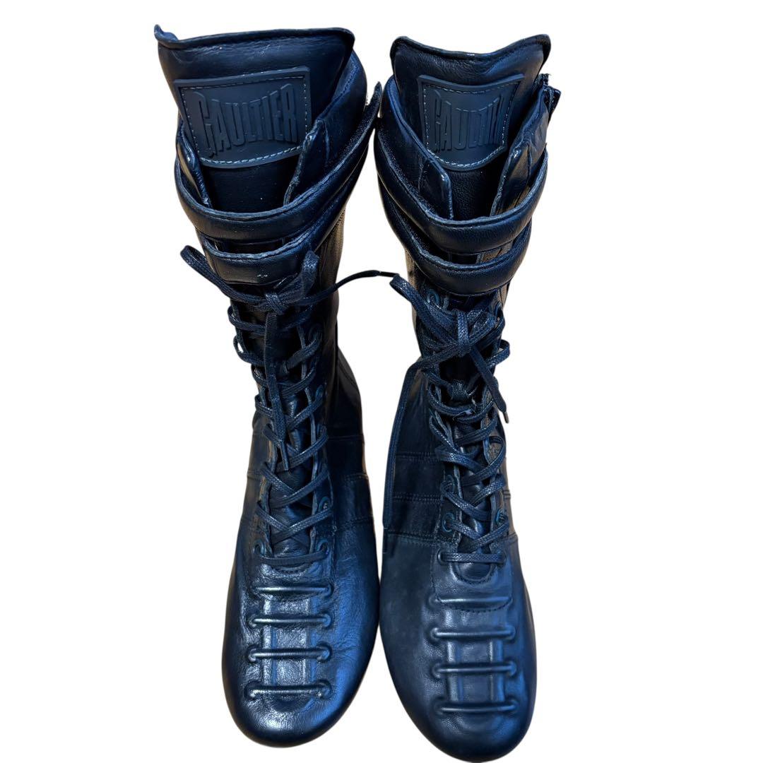 jeanpaul gaultier ジャンポールゴルチェ ロングブーツ レザー