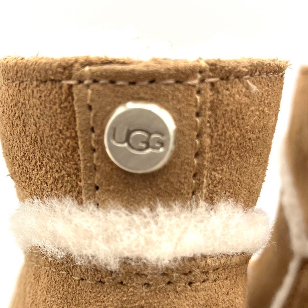 【大人気】　アグ　ケーセン　ショートブーツ　26cm 太ヒール　スエード