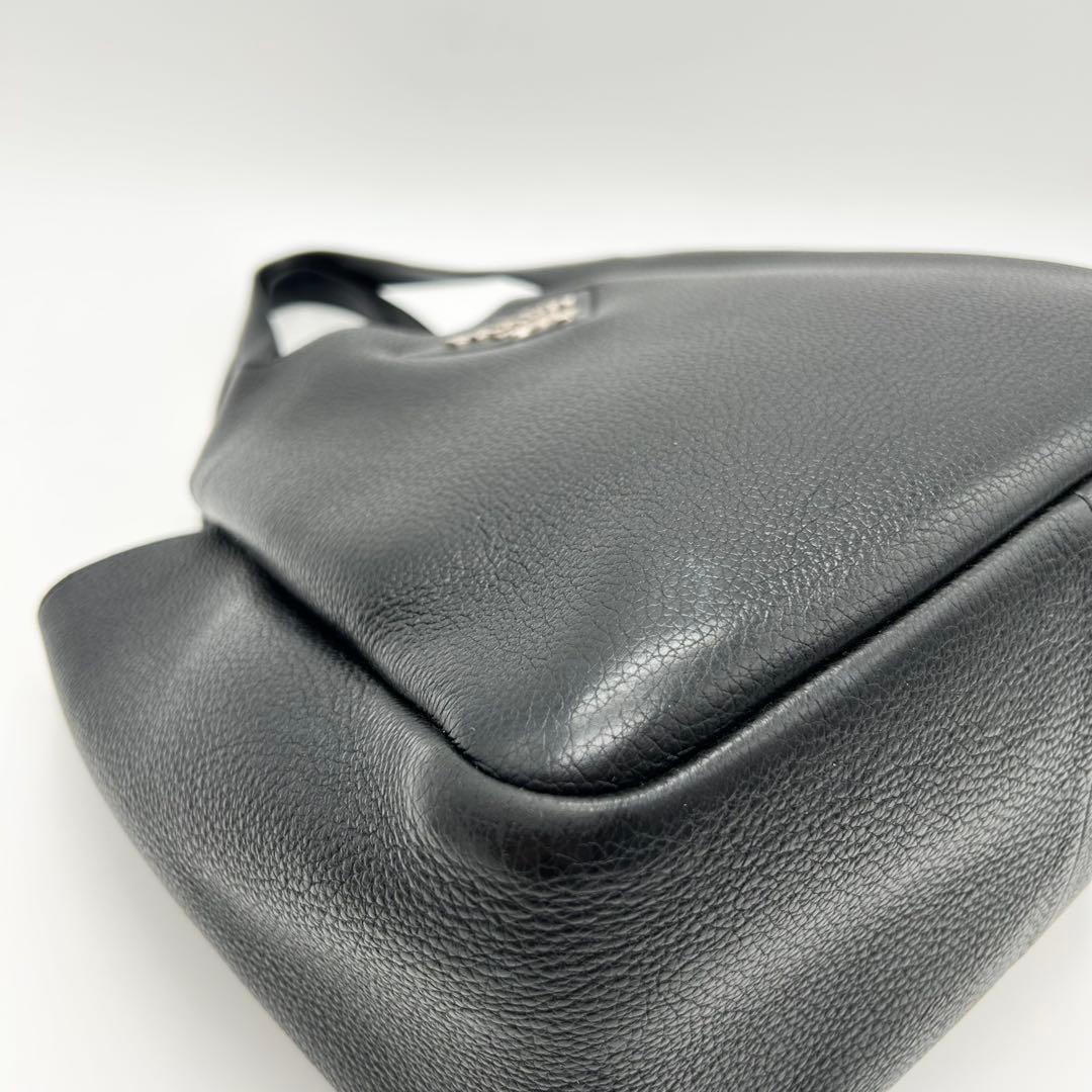 PRADA ミディアム レザー トート ヴィッテロダイノ 1BG335 ブラック