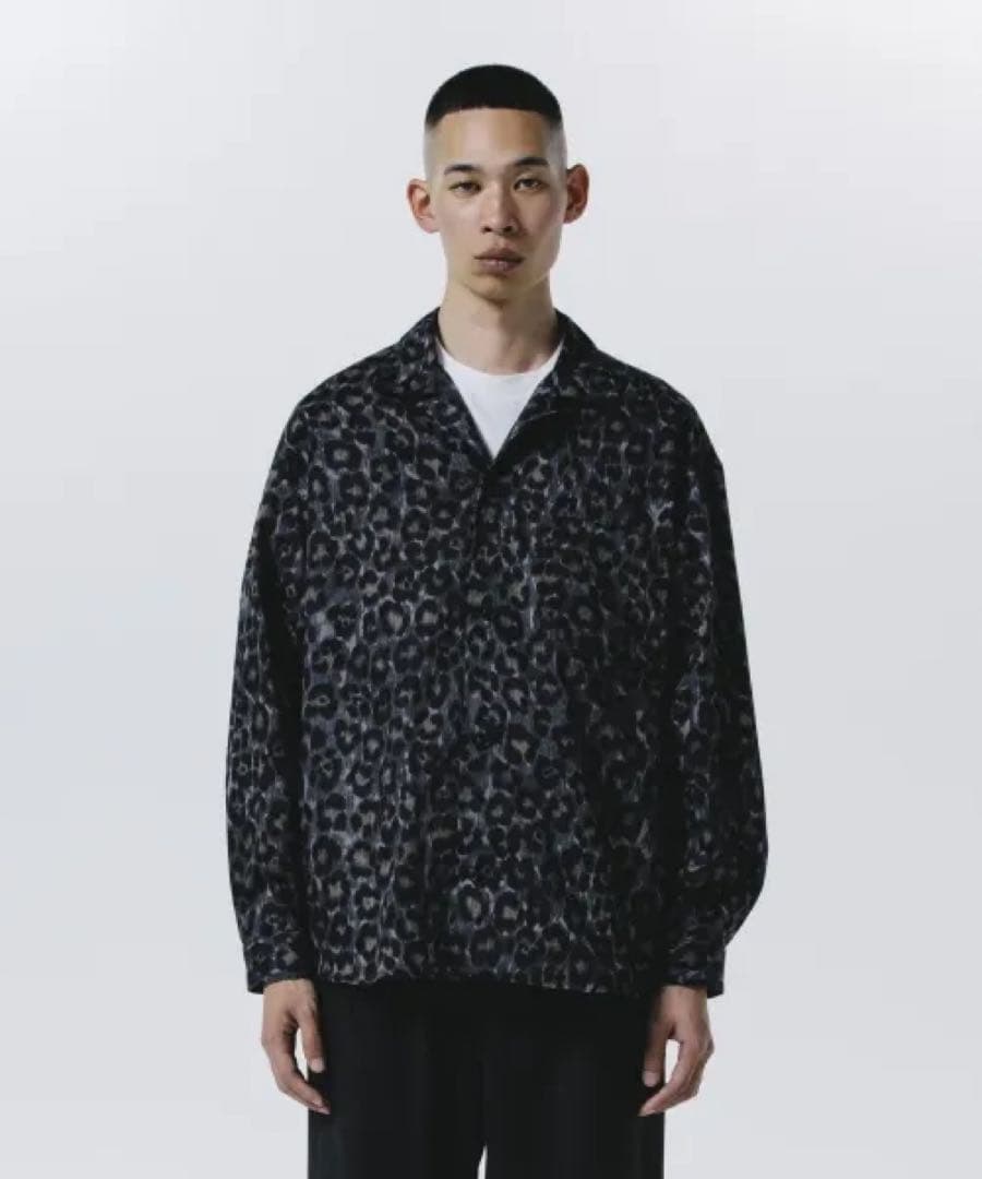 【週末限定価格】Rottweiler R9 LEOPARD オープンカラーシャツ