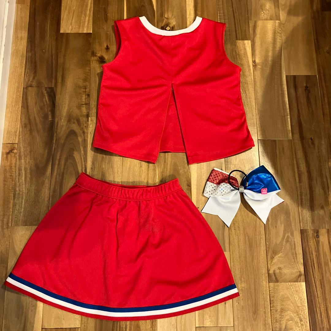 【年始大幅値下げ】チアリーディングウェア（レッド）　2セット