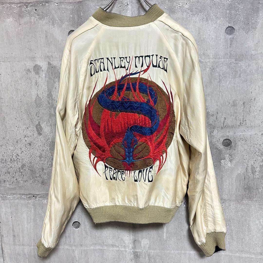 テーラー東洋 東洋エンタープライズ スカジャン スタンリーマウス 黒 刺繍