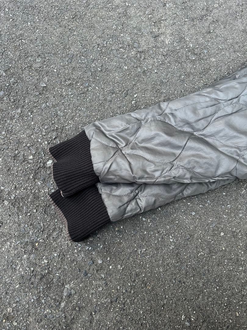 PUMA コーデュロイ キルティング リバーシブル ジャケット ブラック 中綿