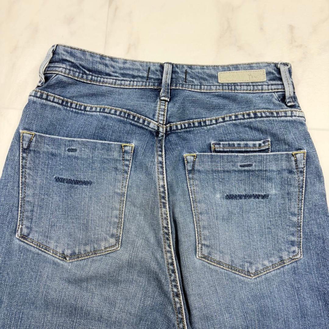 ヤヌーク　LEA ボーイズルーズ　ストレートデニムパンツ　24 ルーズ　レア