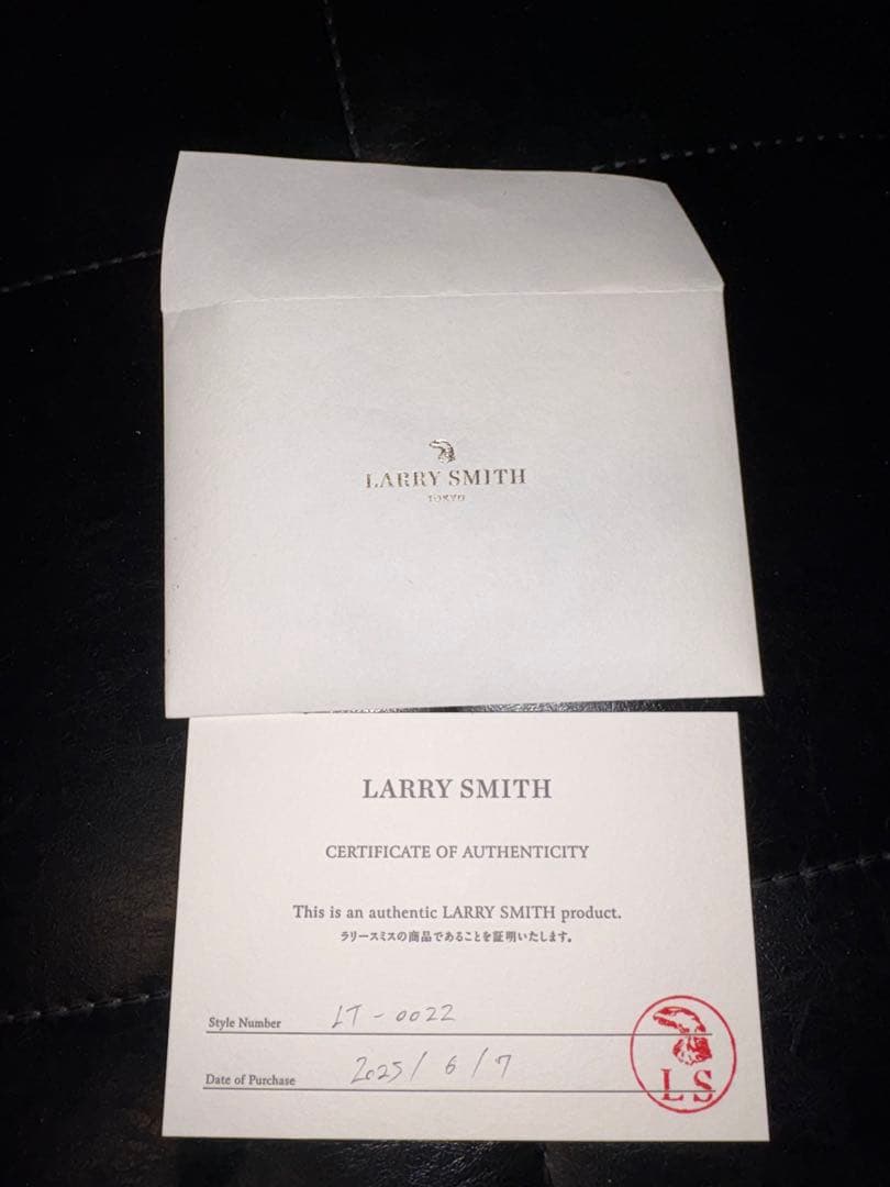 larry smith FRINGE BAG largeディアスキン　カスタム