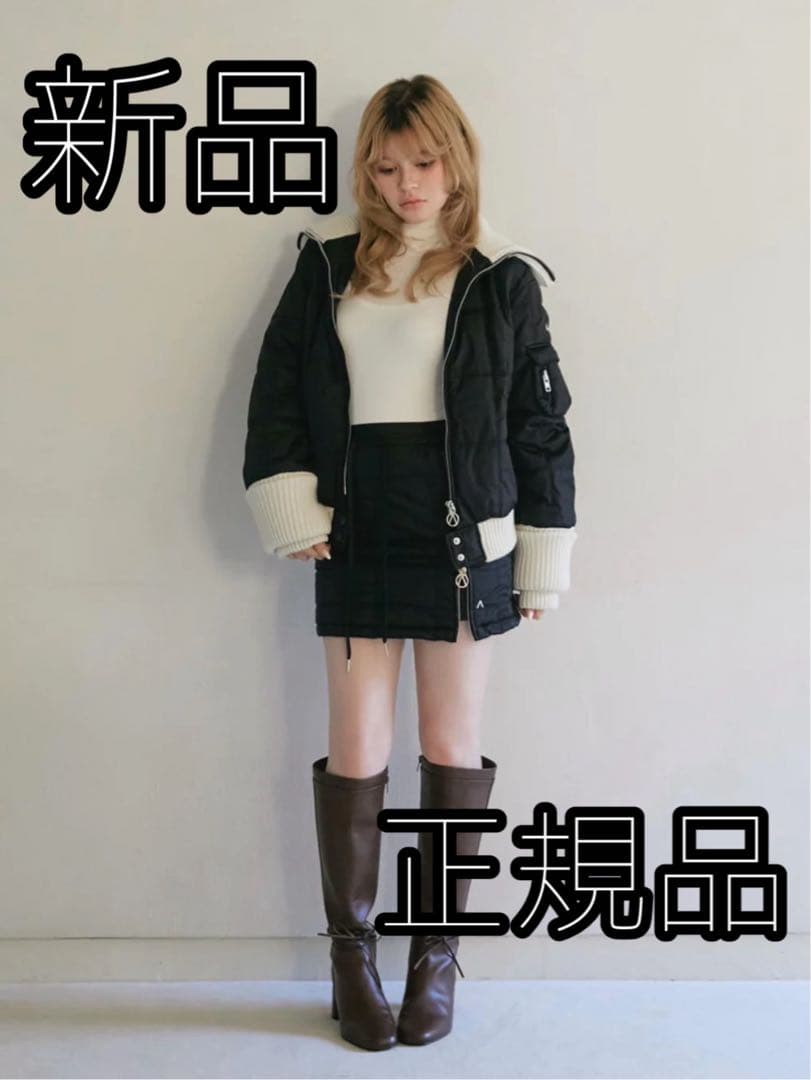 【ANDMARY】Mary quilting jacket skirt 【新品】