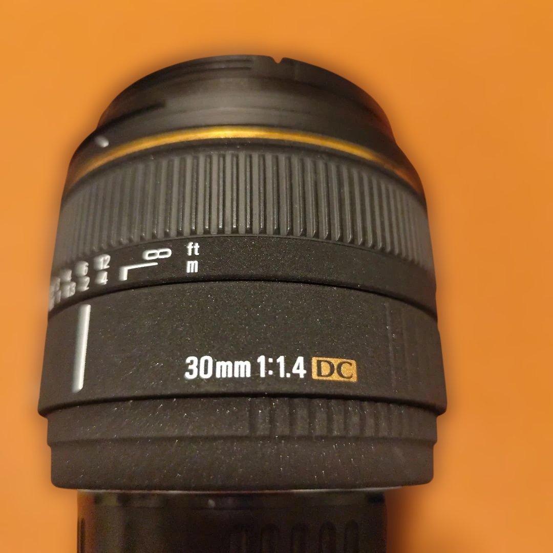 最終値下げ！SIGMA EX 30mm F1.4 DC レンズ　aマウント