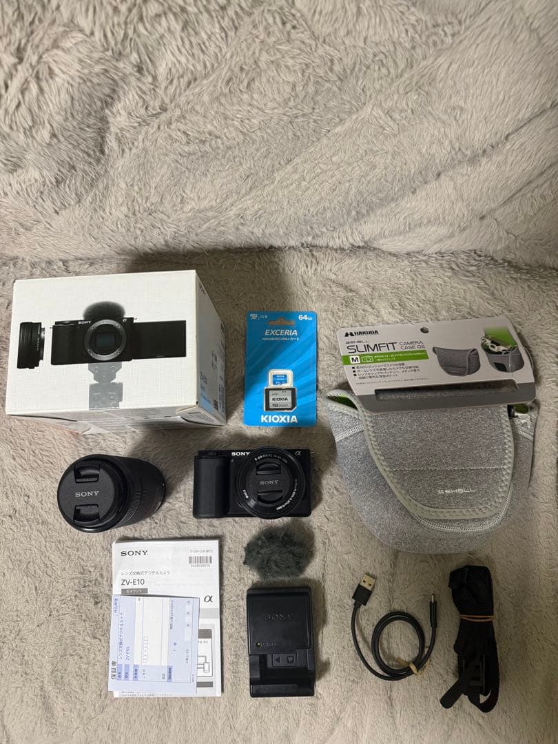 SONY VLOGCAM ZV-E10 ダブルズームレンズキット ブラック