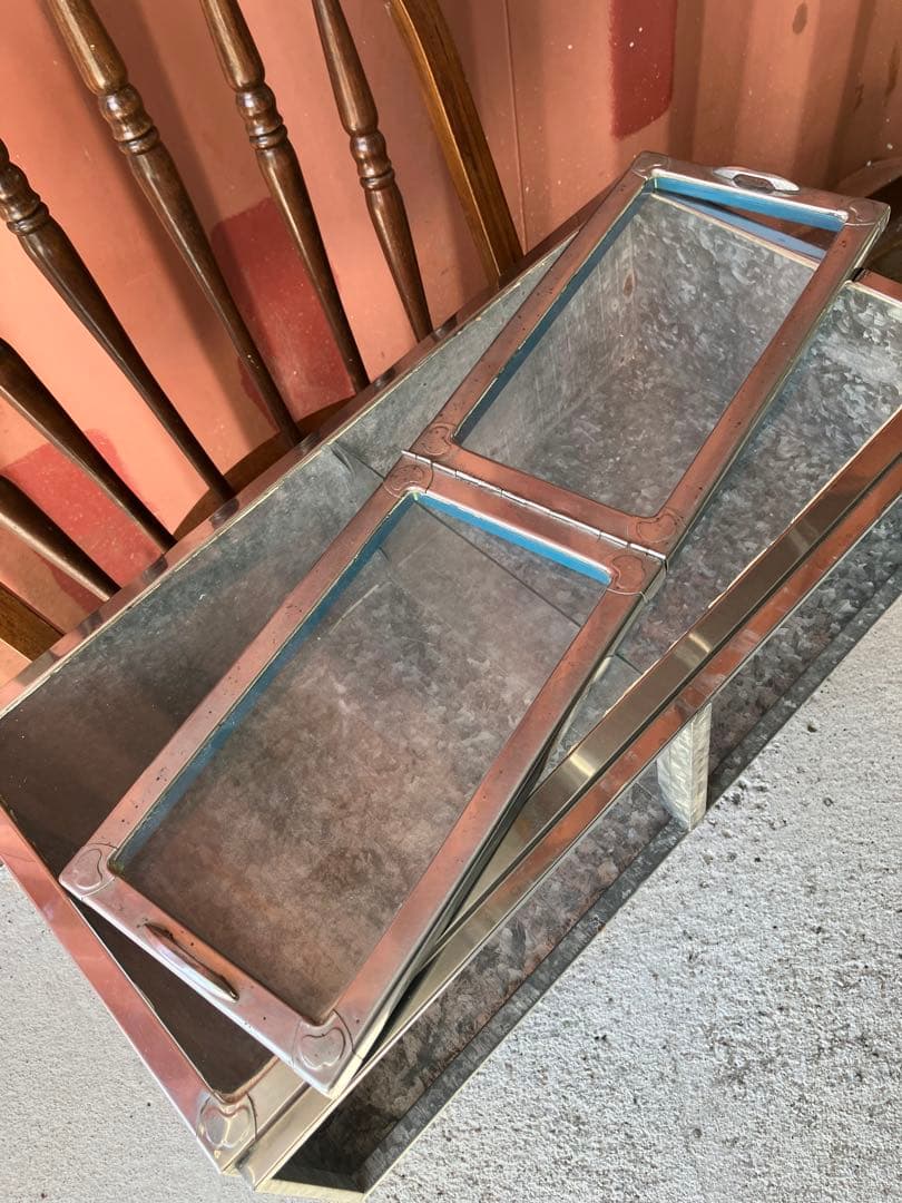 当時物　駄菓子屋ブリキショーケース