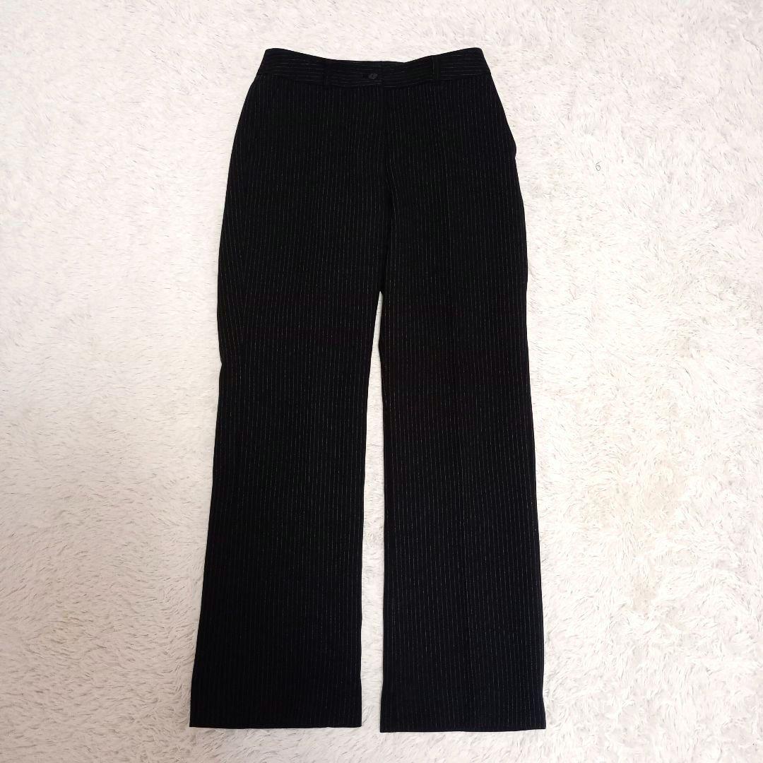 美品✨️Selery レディース スーツ 3ピース 11号 ストライプ