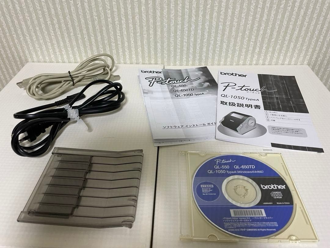 ピータッチ　P-touch QL-1050 ブラザー　ラベルプリンター