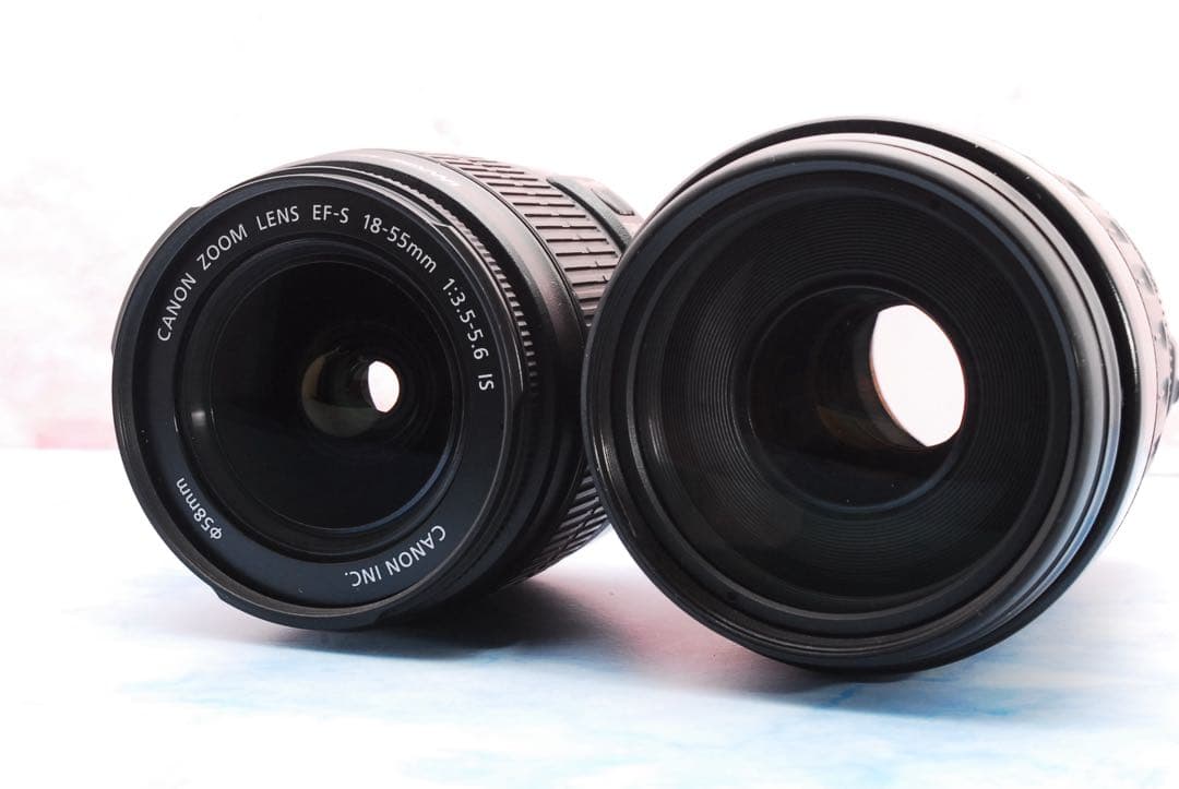 Canon Kiss X9i☆Wレンズ☆一眼レフカメラ☆持ち運び用バッグ付