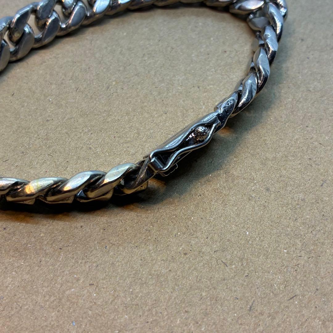 ブレスレット　極太　喜平　素材不明