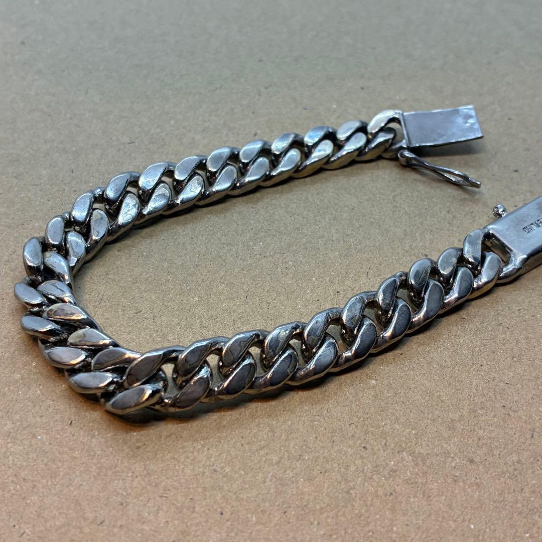 ブレスレット　極太　喜平　素材不明