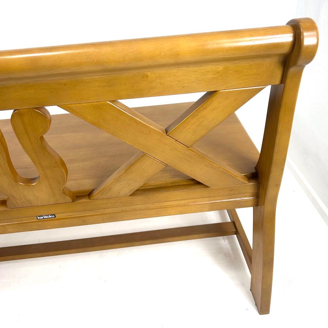 送料込み✨カリモク ルスティック RUSTIC ベンチチェア　ダイニングチェア