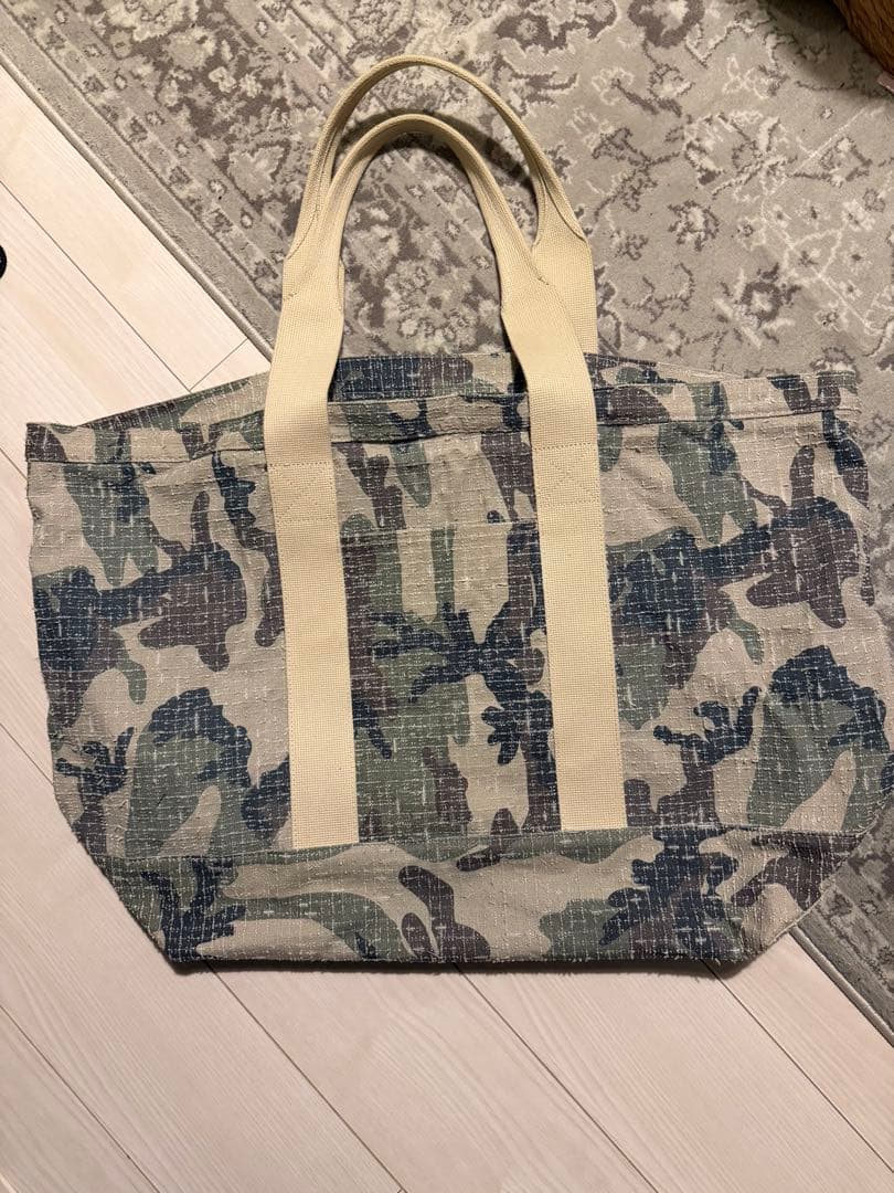 【Stussy トートバッグ】Needle Punch XL Tote Bag