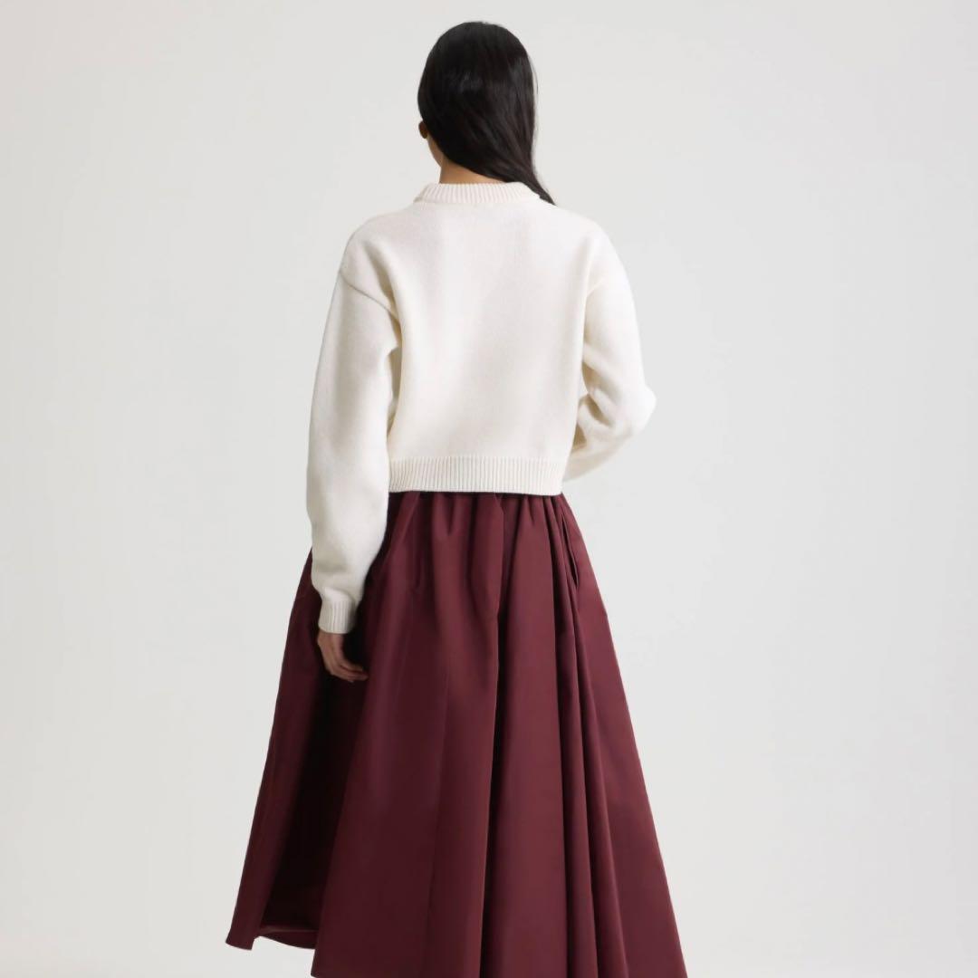 最終価格！新品未使用！2025秋冬新作 ウール＆カシミア ロゴセーター