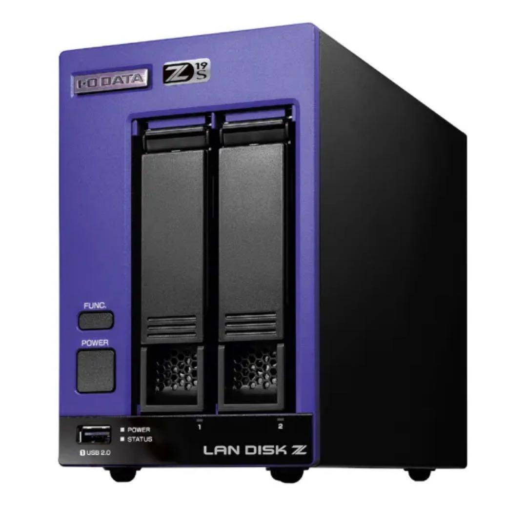 新品・未使用 IODATA NAS 8TB Z19S