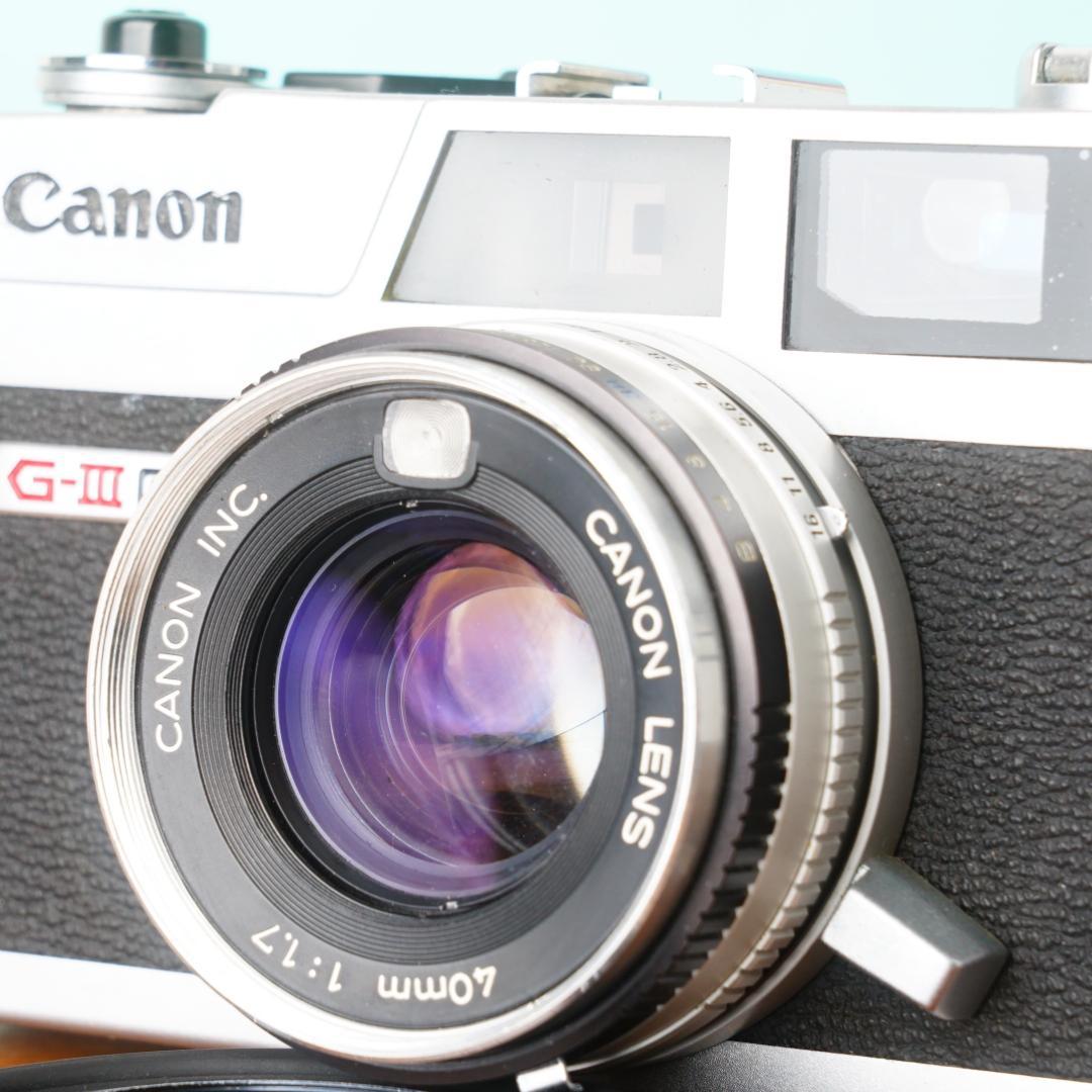 完動品◎Canon ニューキャノネットQL17 G-III フィルムカメラ 67