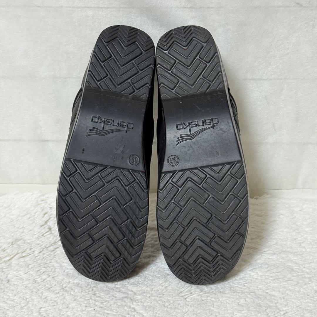 極美品✨dansko ダンスコ　プロフェッショナル　オイルドレザー　36 黒