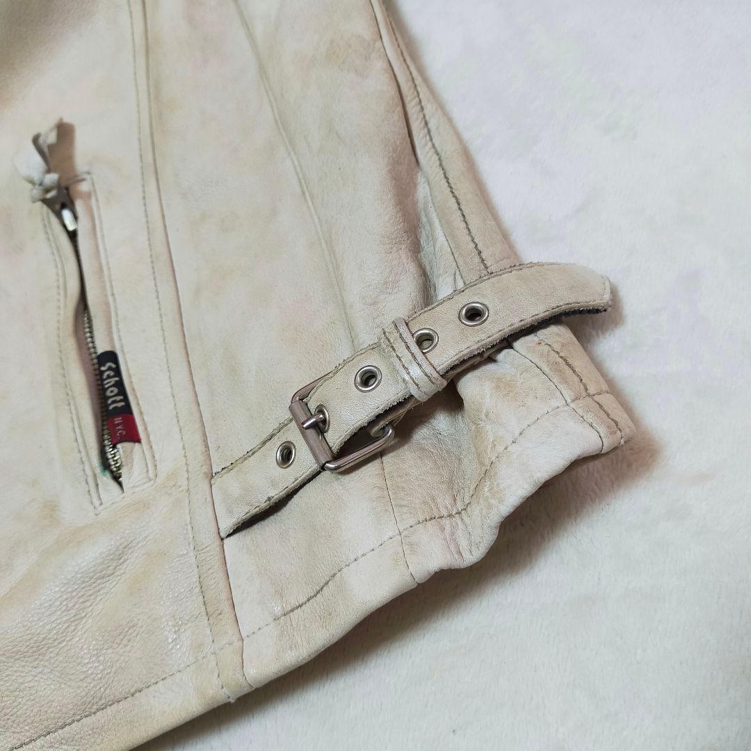 SCHOTT　L　クラッシックレーサーシングルライダースジャケット