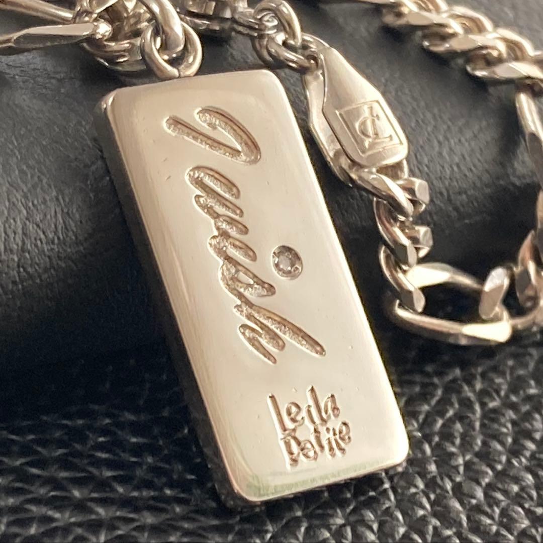 プチシルマのジュエリーコレクションペティートI wishプレートネックレス　レダ