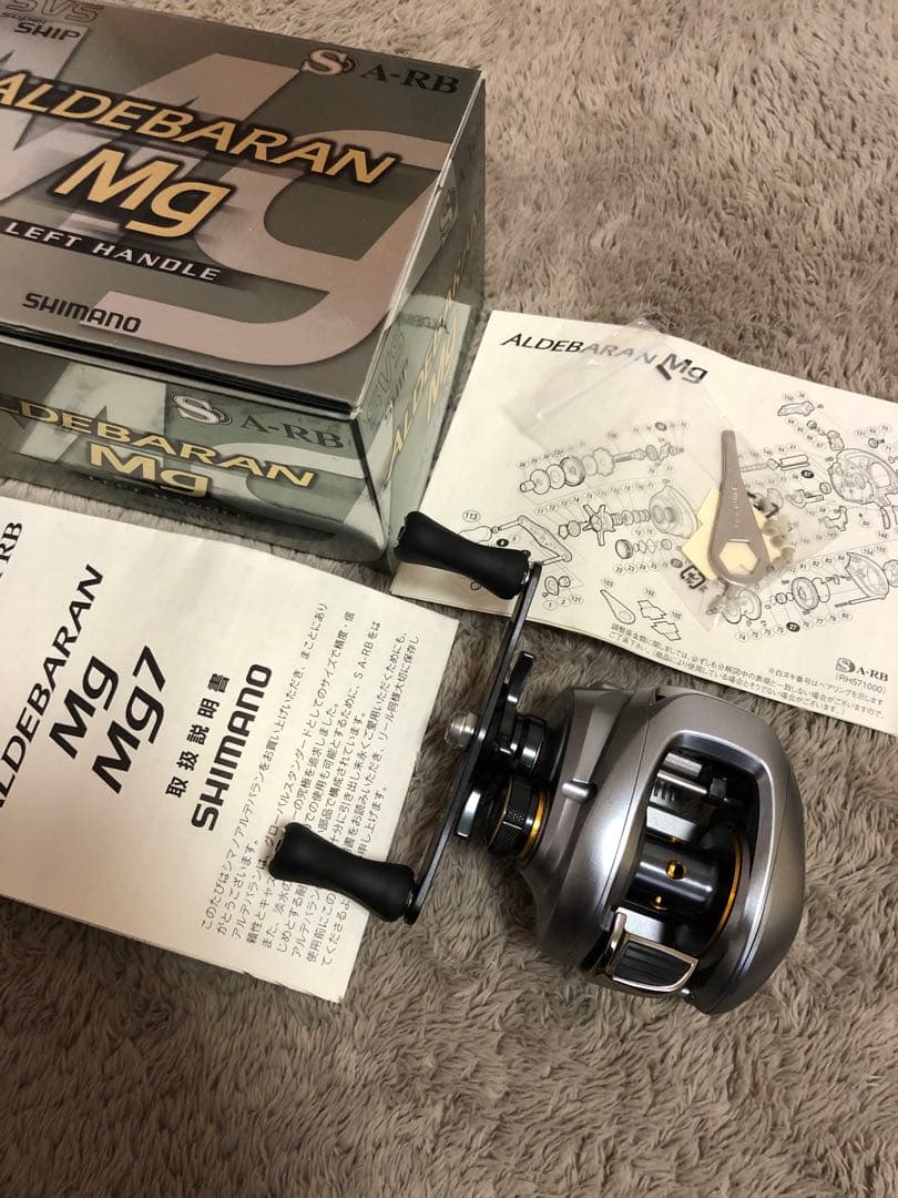 超美品　希少　シマノ 09 アルデバラン MG 左ハンドル　機関良好