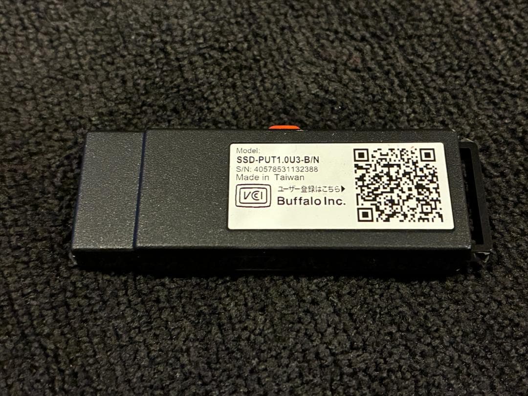 バッファロー 外付けSSD 1TB SSD-PUT1.0U3-B/N