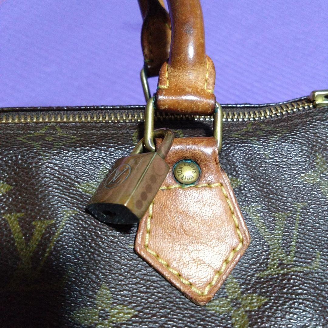 【鑑定済】 ルイヴィトン スピーディ 25 モノグラム ハンドバッグ