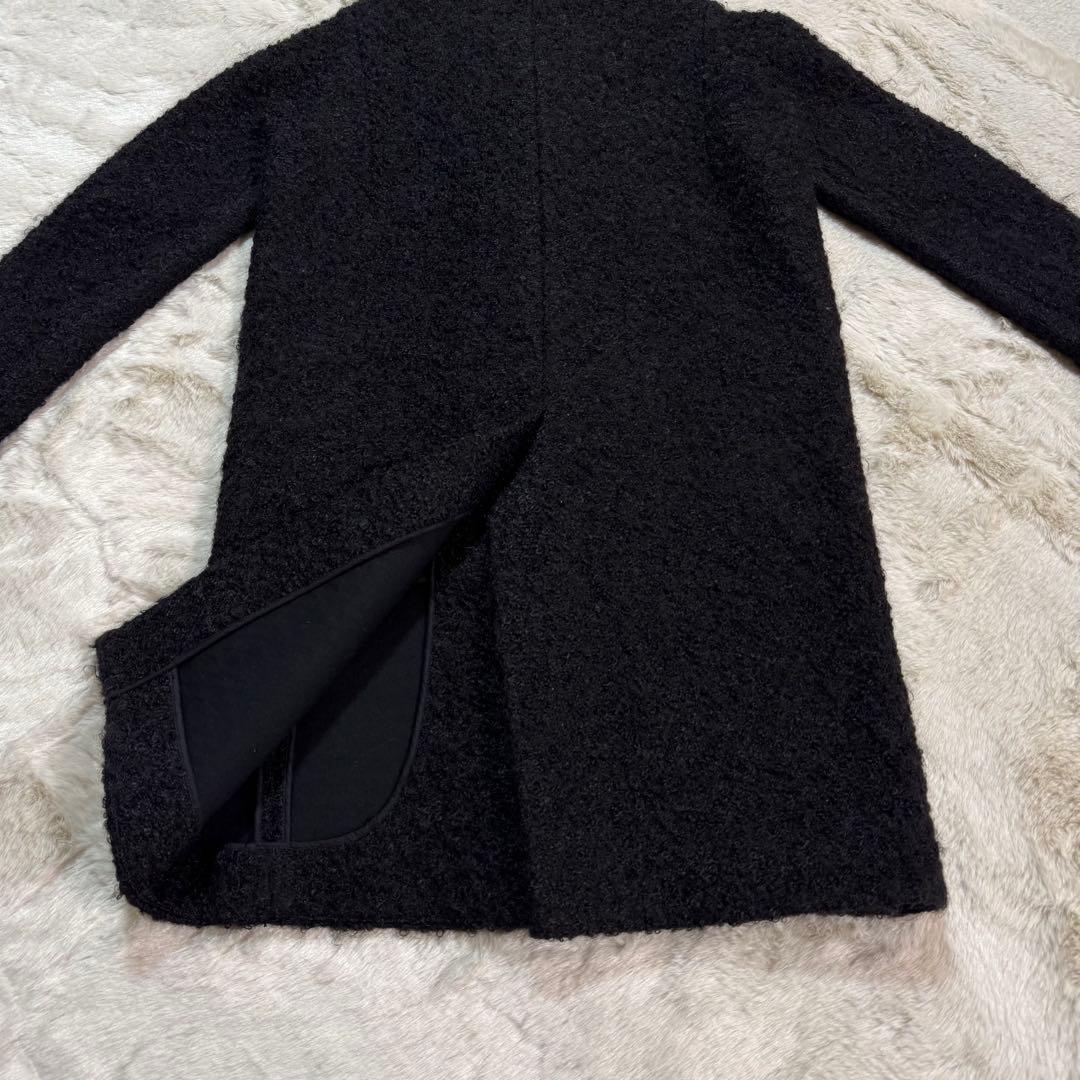 【未使用級】MARNIマルニ プードルモヘア ノーカラーコート