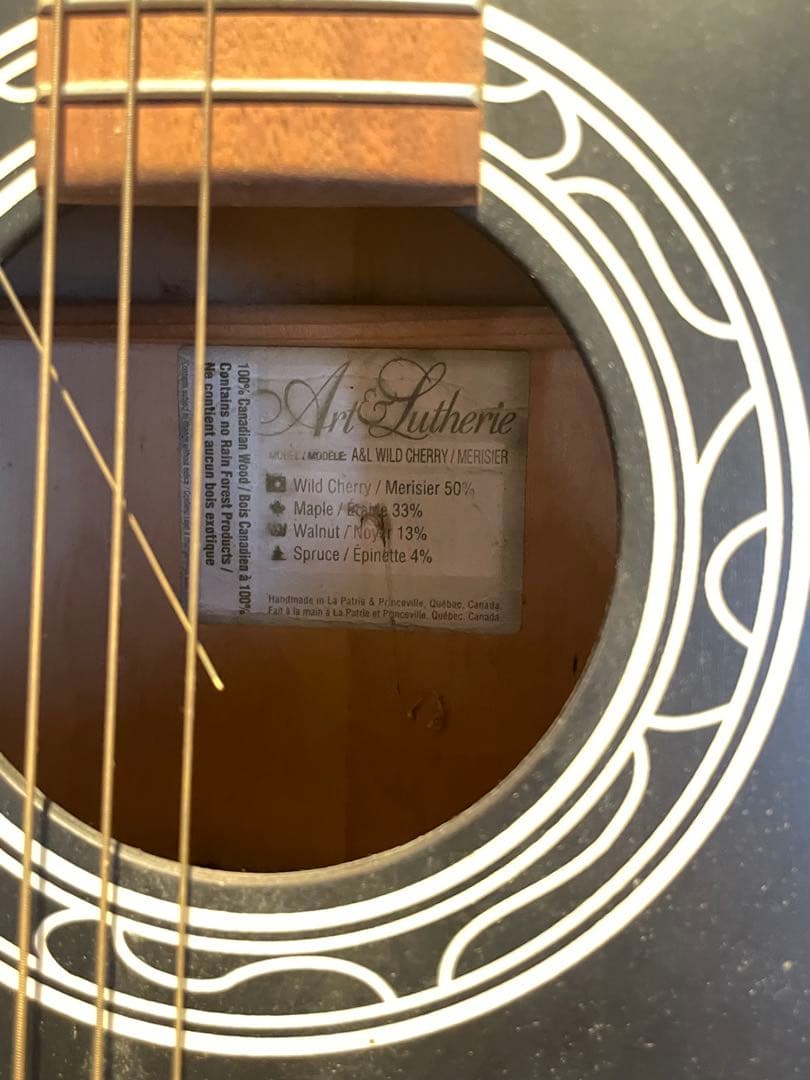 Art＆Lutherie アコースティックギター　楽器　機材　趣味