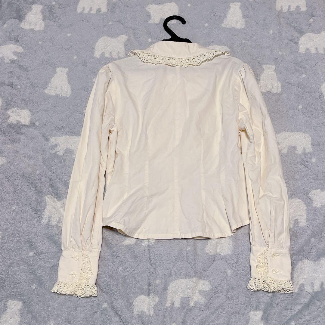 BABY生成り長袖ブラウス