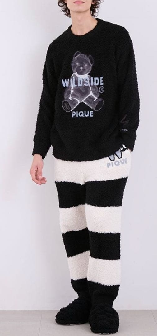 【限定】ジェラードピケ　ヨウジヤマモト　ジェラートベアジャガードプルオーバー　黒