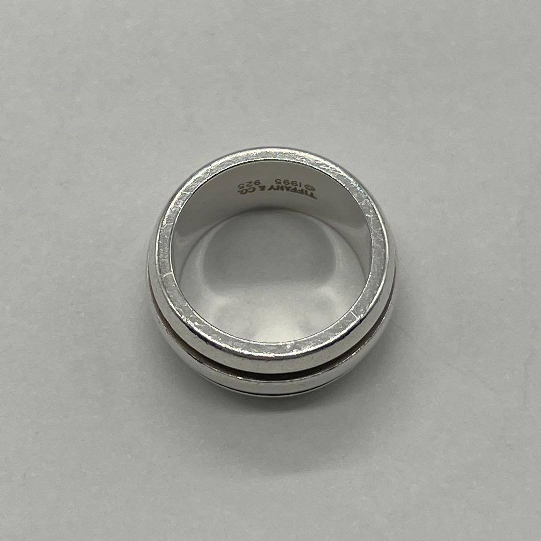 ティファニー TIFFANY グルーブドリング ダブルライン 10号 SV925