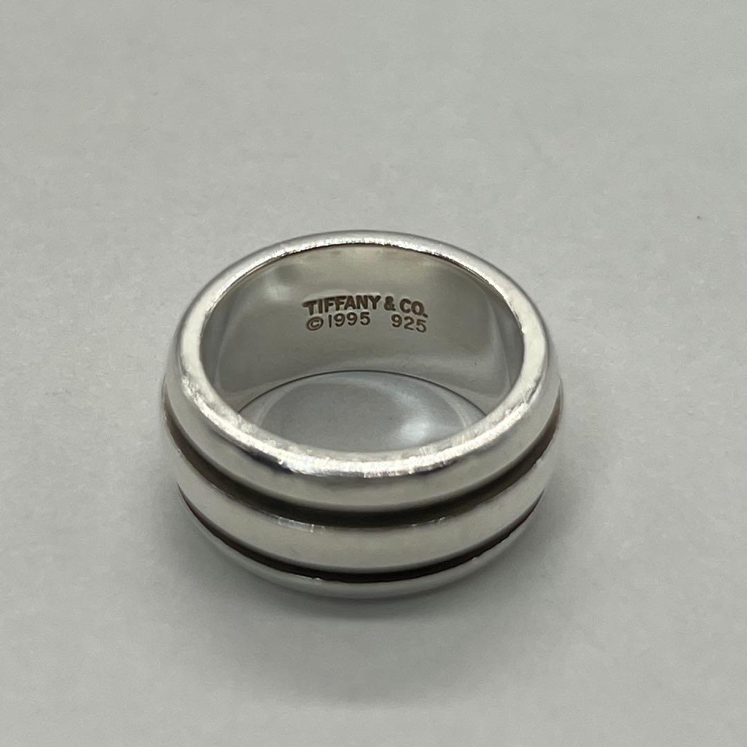 ティファニー TIFFANY グルーブドリング ダブルライン 10号 SV925