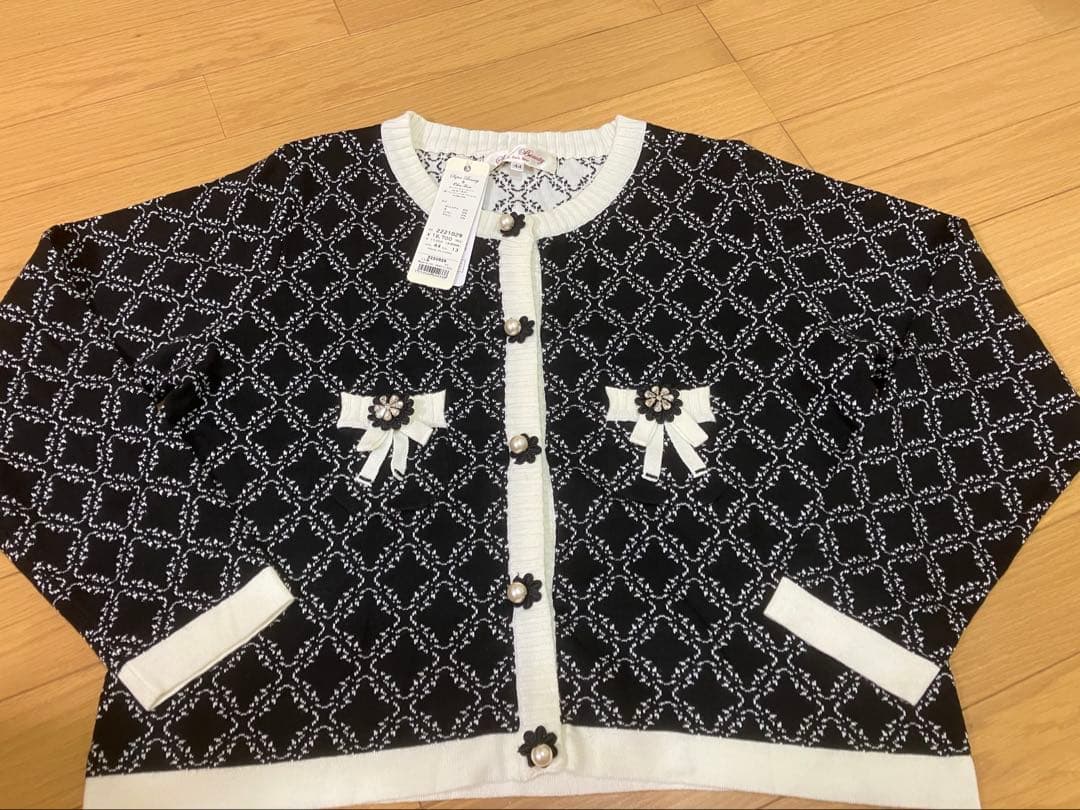 新品　スーパービューティー　44 XL カーディガン　ボレロ