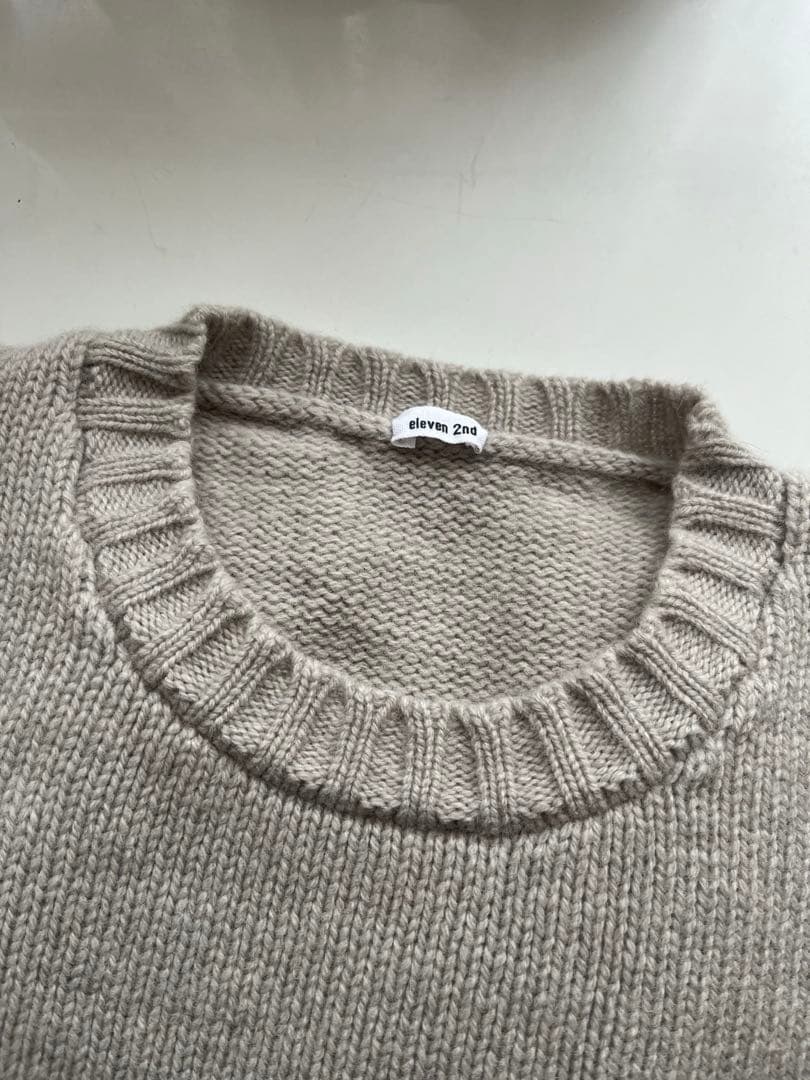eleven2nd ニット　セーター　グレー