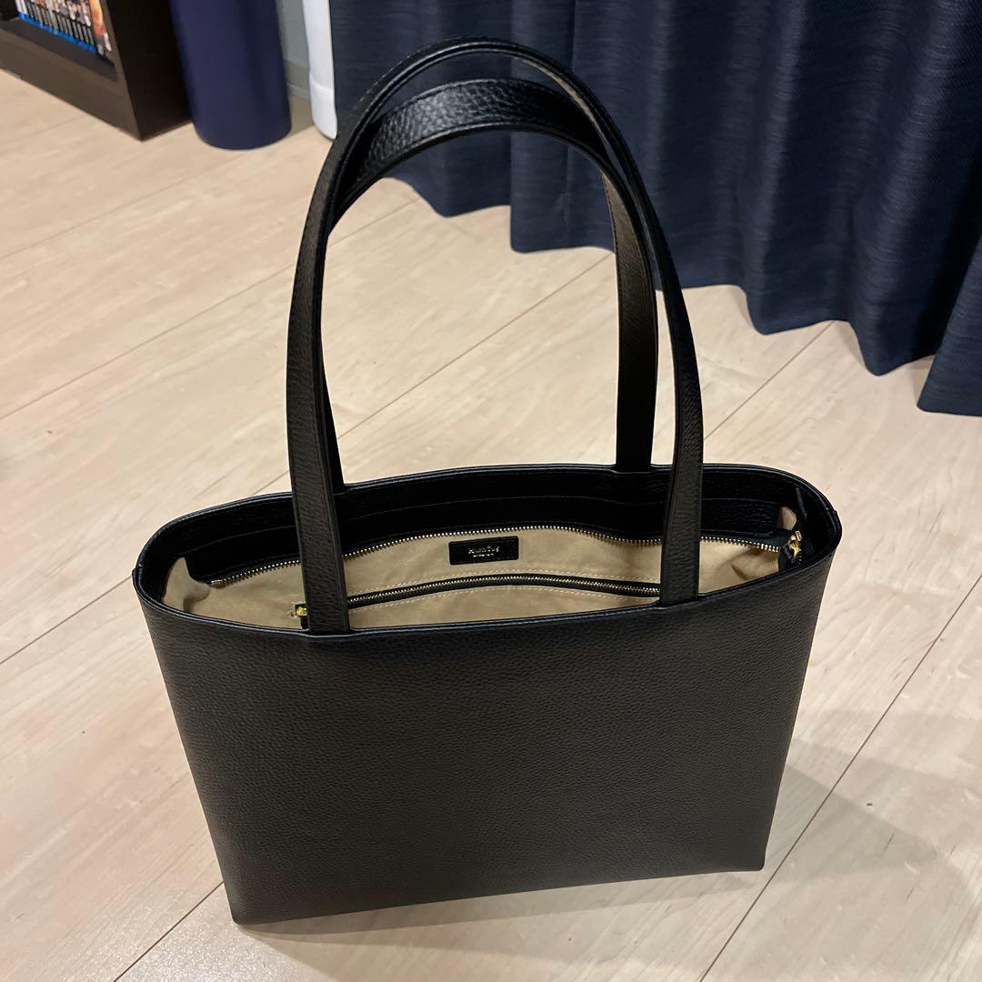 HushTug レザートートブラック