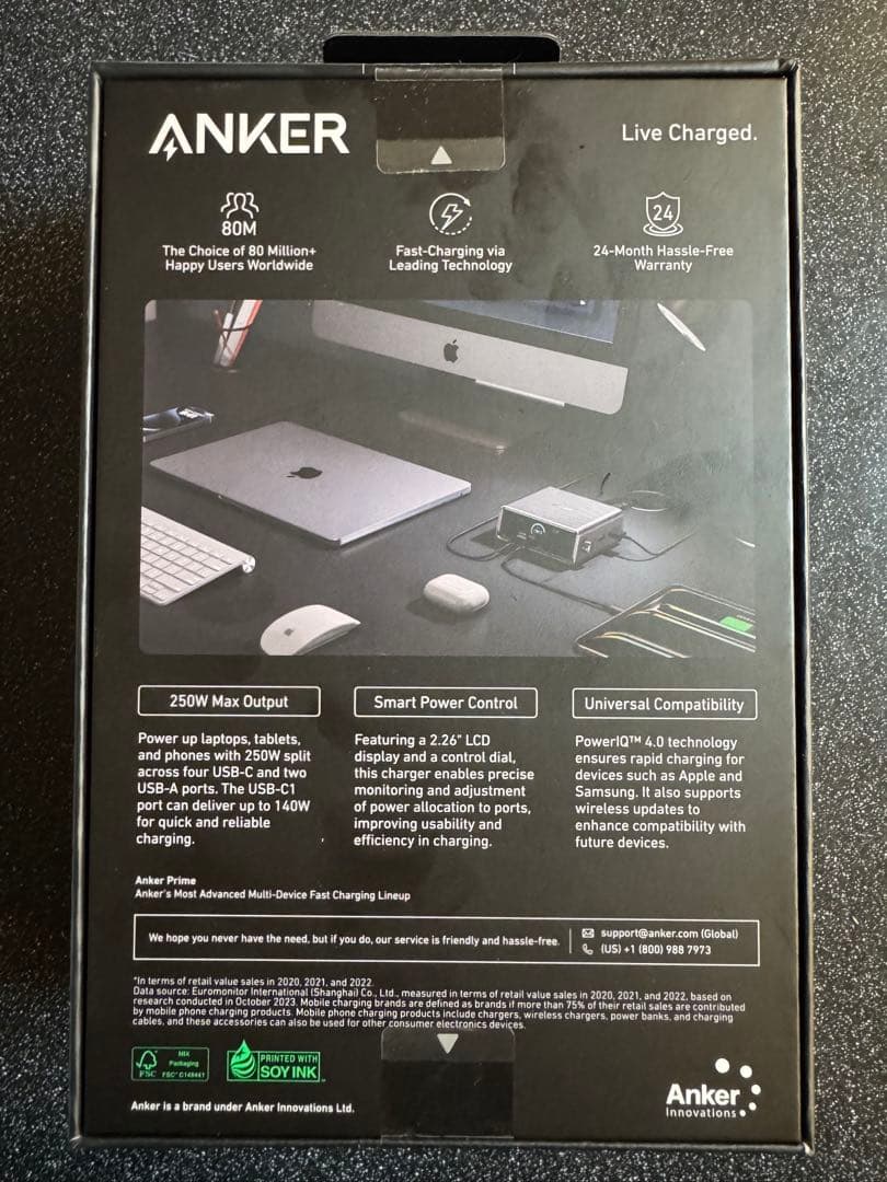 Anker Prime Charger 250W 6ポート