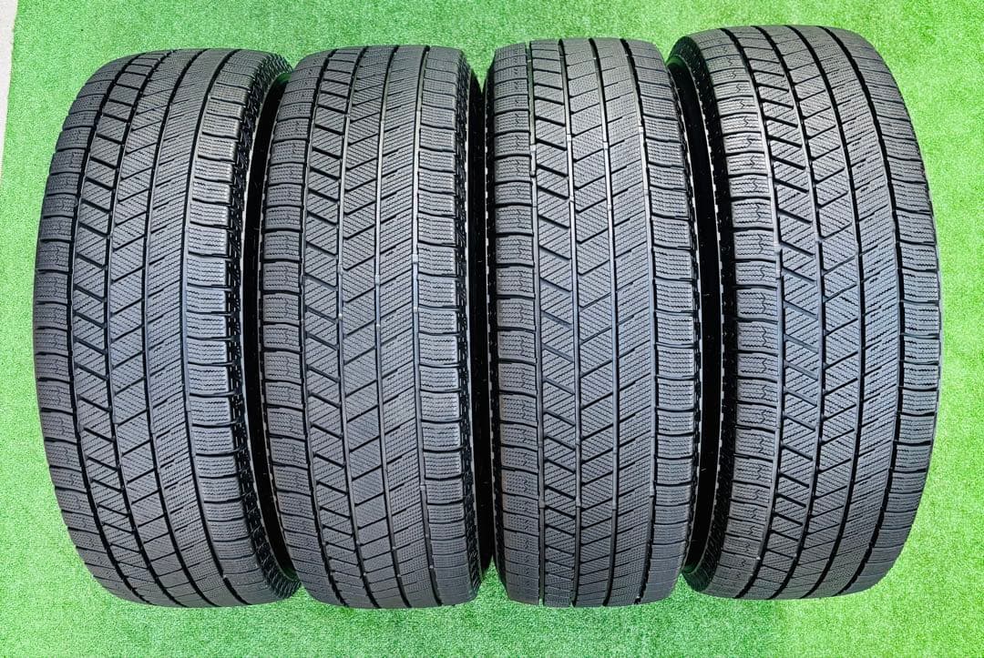 超美品ブリヂストン バルミナ アルミホイール 17インチ ブリザック タイヤ付き