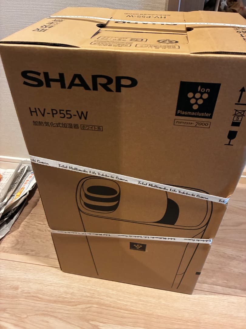 新品未使用品　SHARP　シャープ　加湿器　HV-P55-W