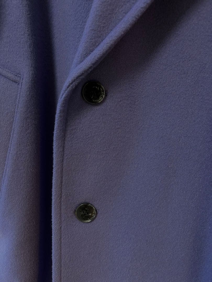 STUNNING LURE ウールカシミアロングコート　パープル