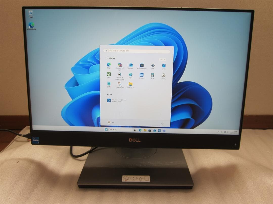 デル12世代Core i5-12400T/SSD512G/23.8型フルHD液晶