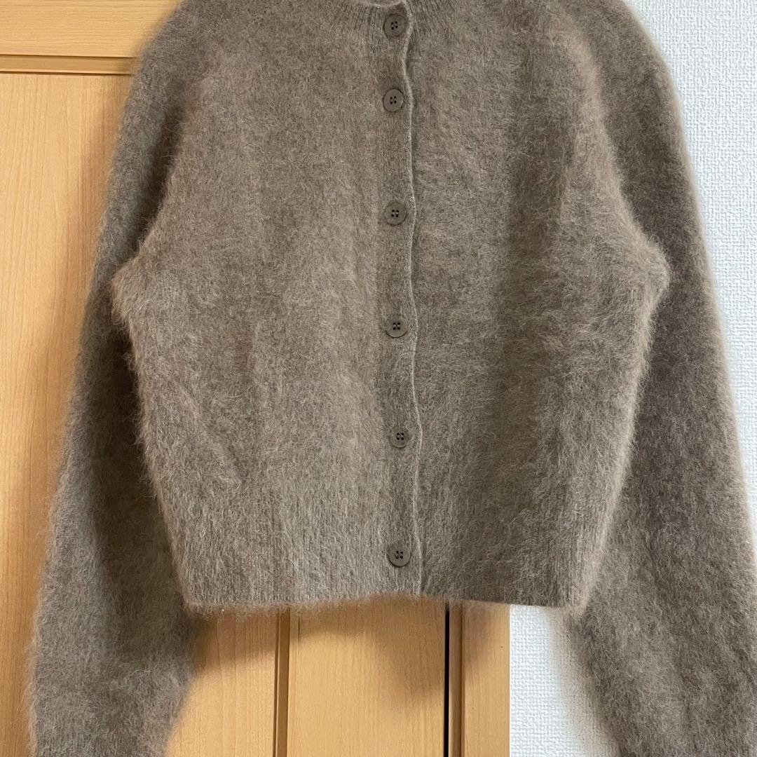 美品♡Plage プラージュ　Fur Back Open プルオーバー ブラウン