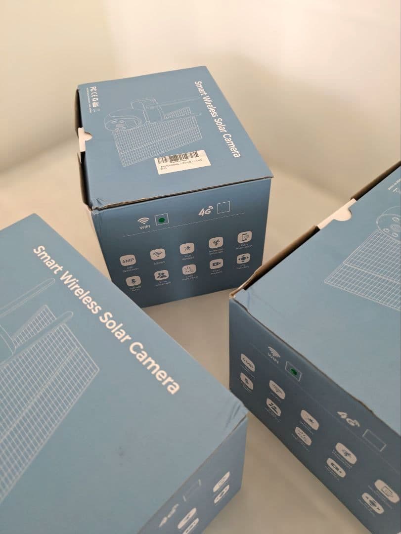 Hiseeu ワイヤレス防犯カメラ ソーラー3台セット