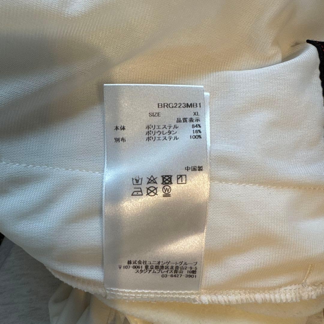 BRIEFING ゴルフパンツ 白 XL ウエスト紐付