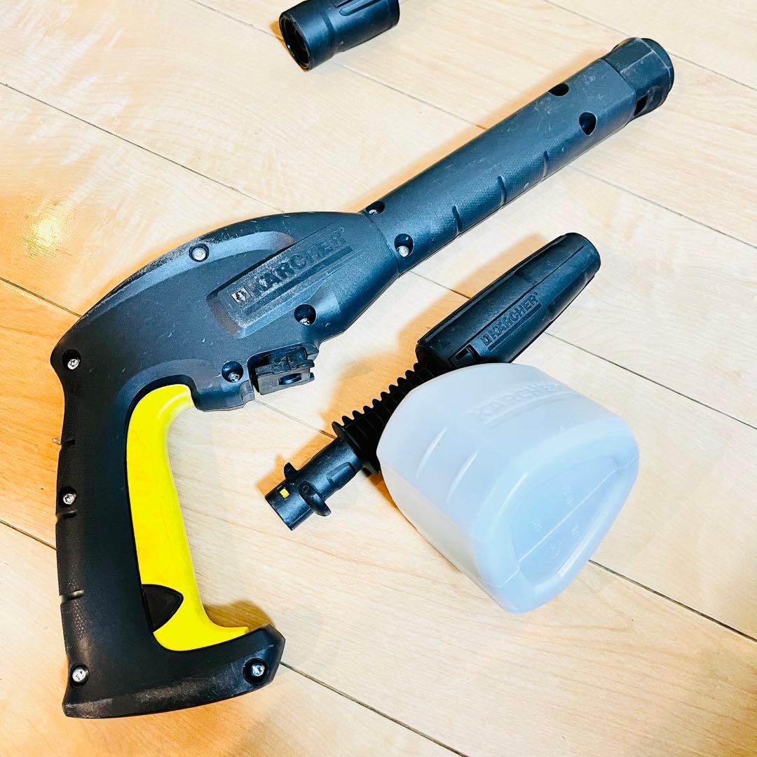 【極美品】 ケルヒャー K2 サイレント 自吸ホース付き 高圧洗浄機 静音