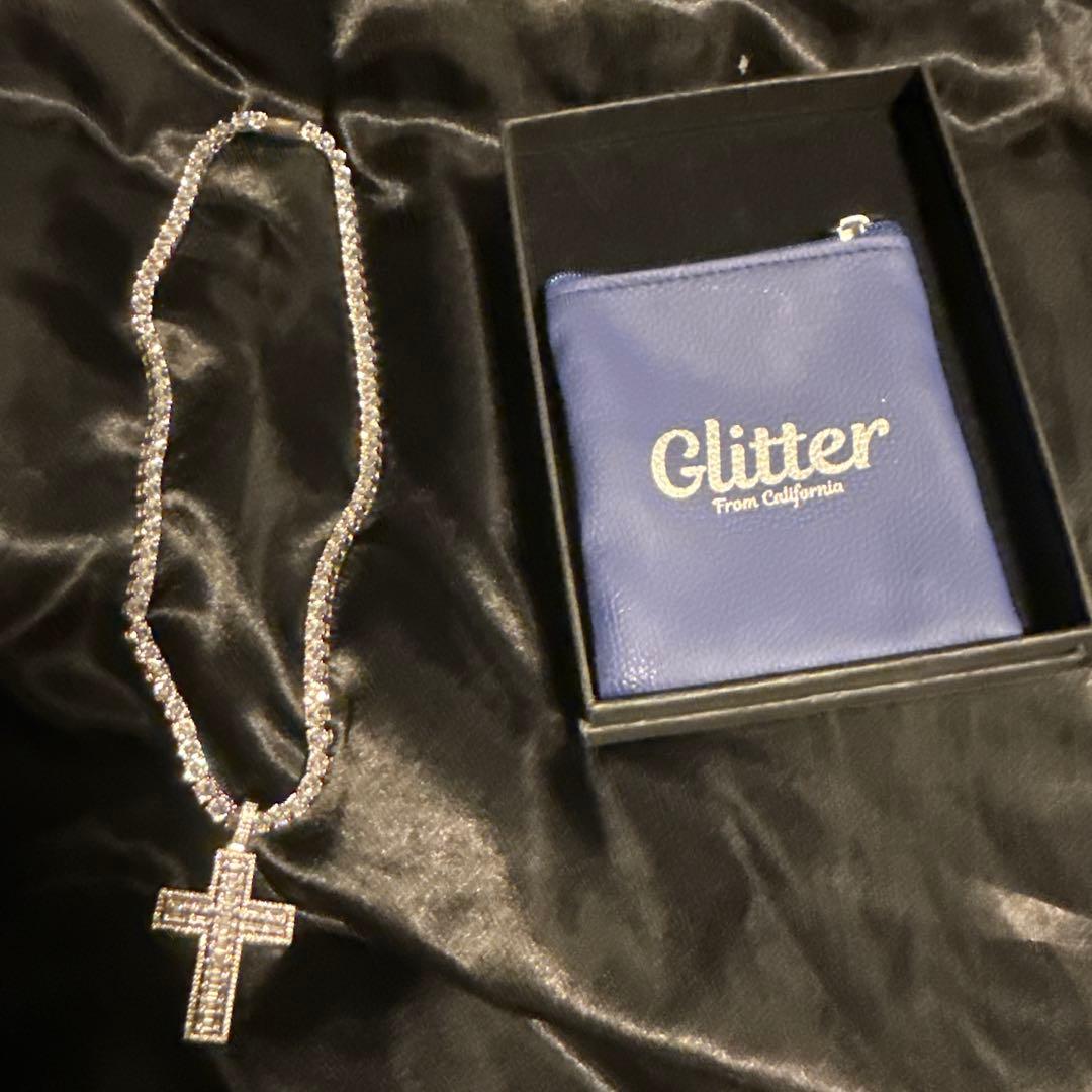 GLITTER テニスチェーン チャーム付き