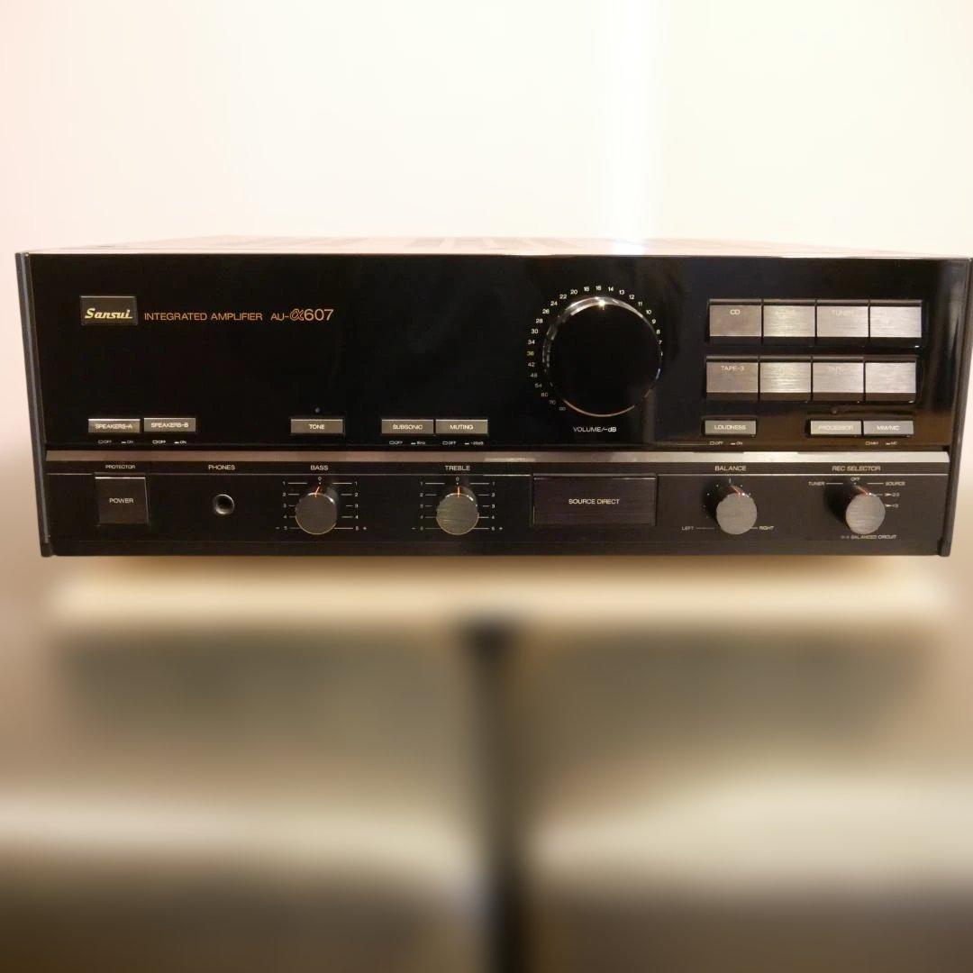 作動品 SANSUI AU-α607／AIYIMA TUBE-A3のおまけ付き