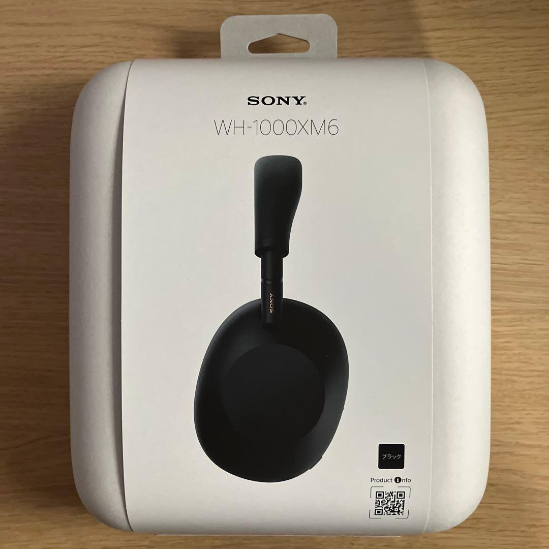 ソニー（SONY） WH-1000XM6 ブラック：ワイヤレスヘッドホン